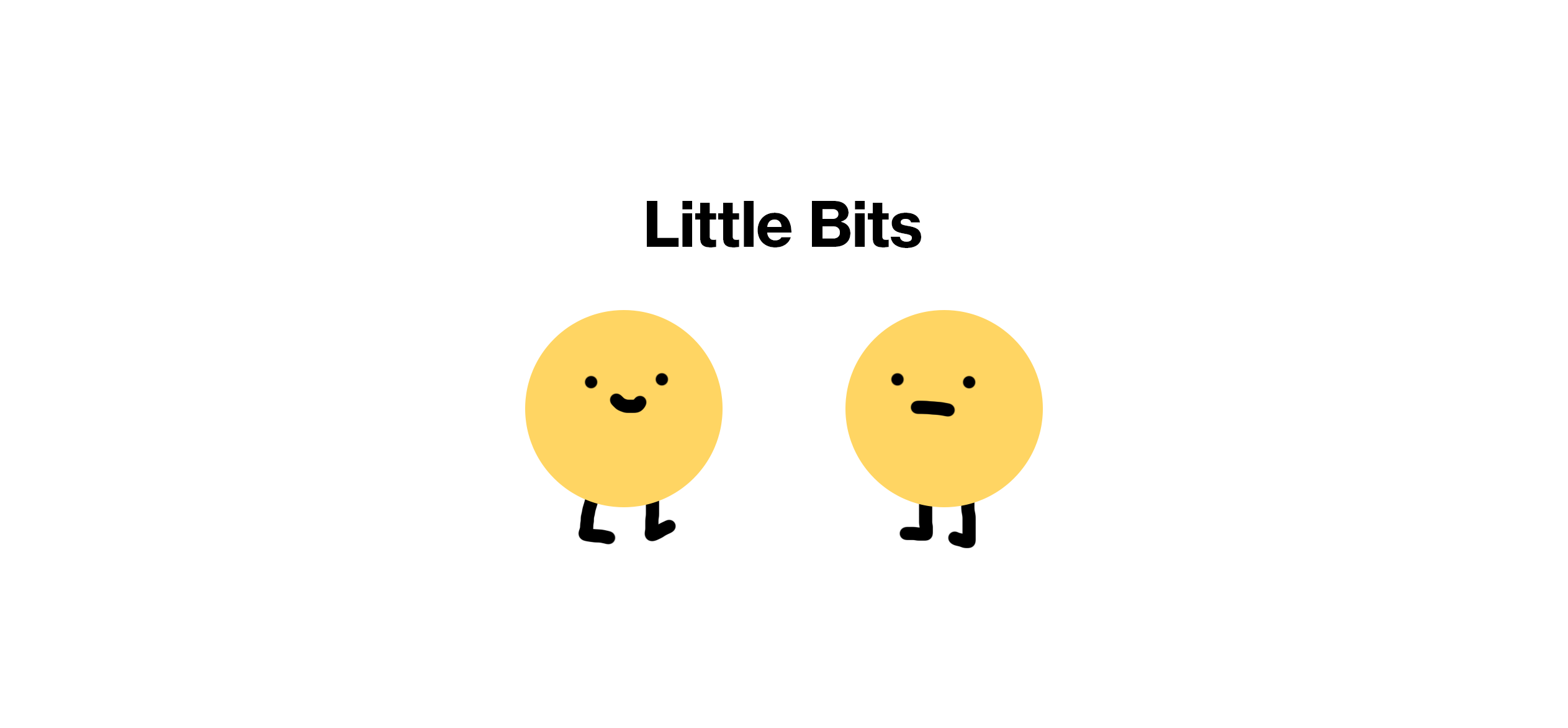 banner image showing two dots. one is happy and one is sad.